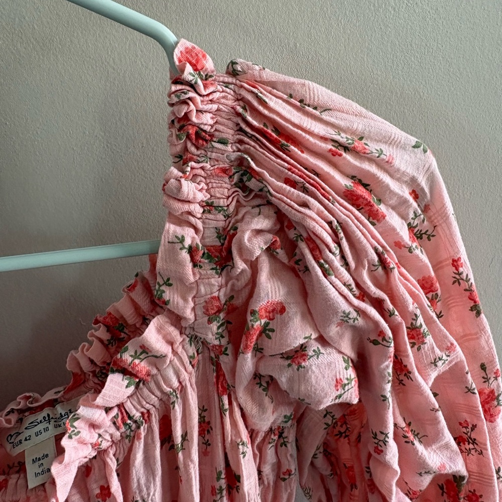 Miss Selfridge Pink Floral women’s Dress - Picture 6 of 8
